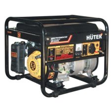 Генератор бензиновый Huter DY2500L 2кВт, 220В, 4-х такт, 12л, ручной стартер